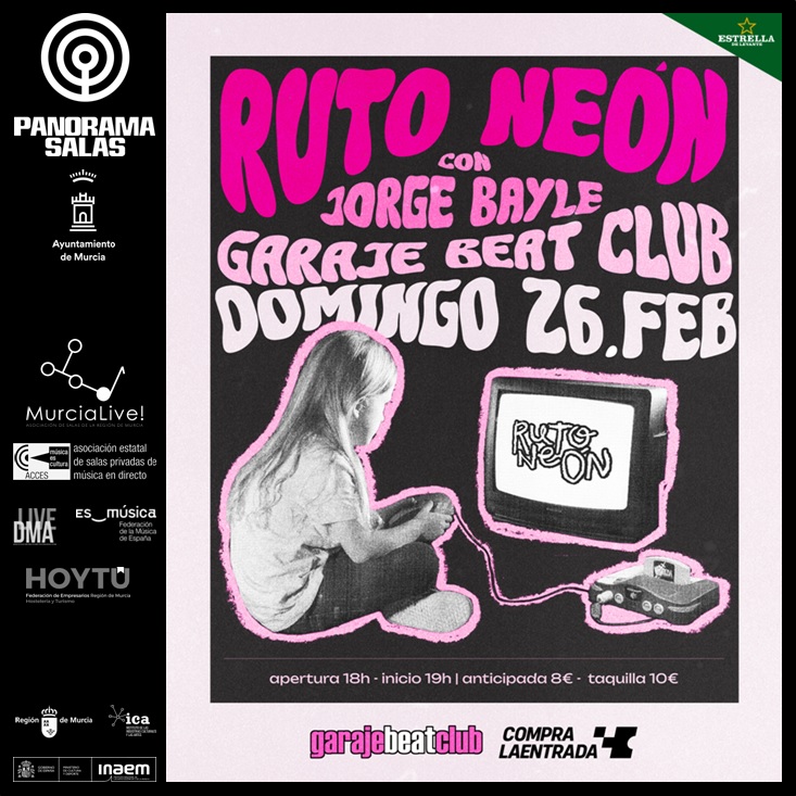 "Reset" es el primer álbum de los murcianos <a href="/ruto_neon/">RutoNeon</a>. El disco ha visto la luz este jueves 23 de febrero, y será presentado en directo por primera vez solo tres días después, hoy domingo 26 de febrero, en horario de tardeo, en <a href="/garajebeatclub/">Garaje Beat Club</a>.

#ApoyaTuSala