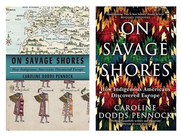 Why did #Indigenous people of the #Americas think of early modern #Europe as a SAVAGE SHORE?

Please join @Jibunnessa in conversation with Dr @carolinepennock

📆 11am GMT Mon 27 Feb
🖥️ eventbrite.com/e/557269527157

#OnSavageShores #history #book #sea #colonialism #Tomorrow #slavery