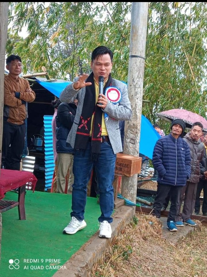 NMongku's tweet photo. Volleyball Championship 🏆, attended at N.Kothin along with HMLA 56 WEST KHONSA,Smt Chakat Aboh, which is one of the remotest vill of the Tirap dist @PemaKhanduBJP @NatungMama @anirudhssingh @SportsDept_GoAP @MyGovArunachal https://t.co/TJ6qTcfNOV