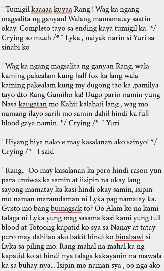 camchickenn's tweet image. Ito talaga pinaka ayaw ko 😭💔 Yung iyakan scenes pag malapit na sa finale week.. 😭 

#lifeofthefoxesscenes
#wattpadstories
#FinaleWeek