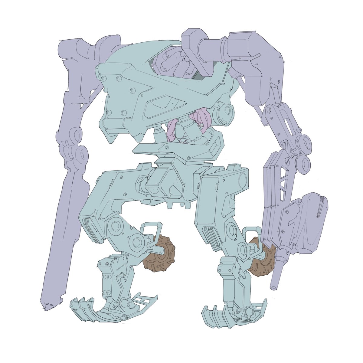 SoesoeKoetjink's tweet image. T.H.R.A.L.L Mecha
#mechadesign #conceptart