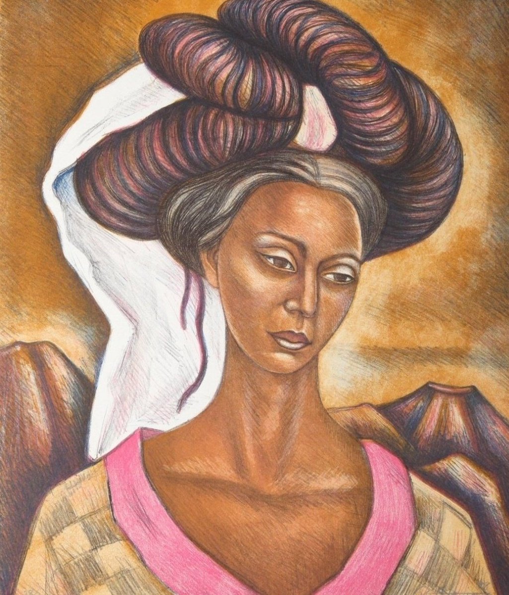Letnapark's tweet photo. Raúl #Anguiano #Valadez, mexikanischer Wandmaler, Grafiker *26.2.1915 - 13.1.2006 

[Serie: Frauen von Mexico] https://t.co/iDp6ElCqJe