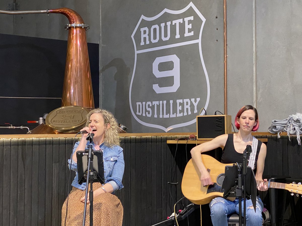 locspoc's tweet photo. Sunday session in Hahndorf checking out the vocal talents of Briony Petch and the eastwood violets at Route 9 Distillery https://t.co/g19MiBdqVR