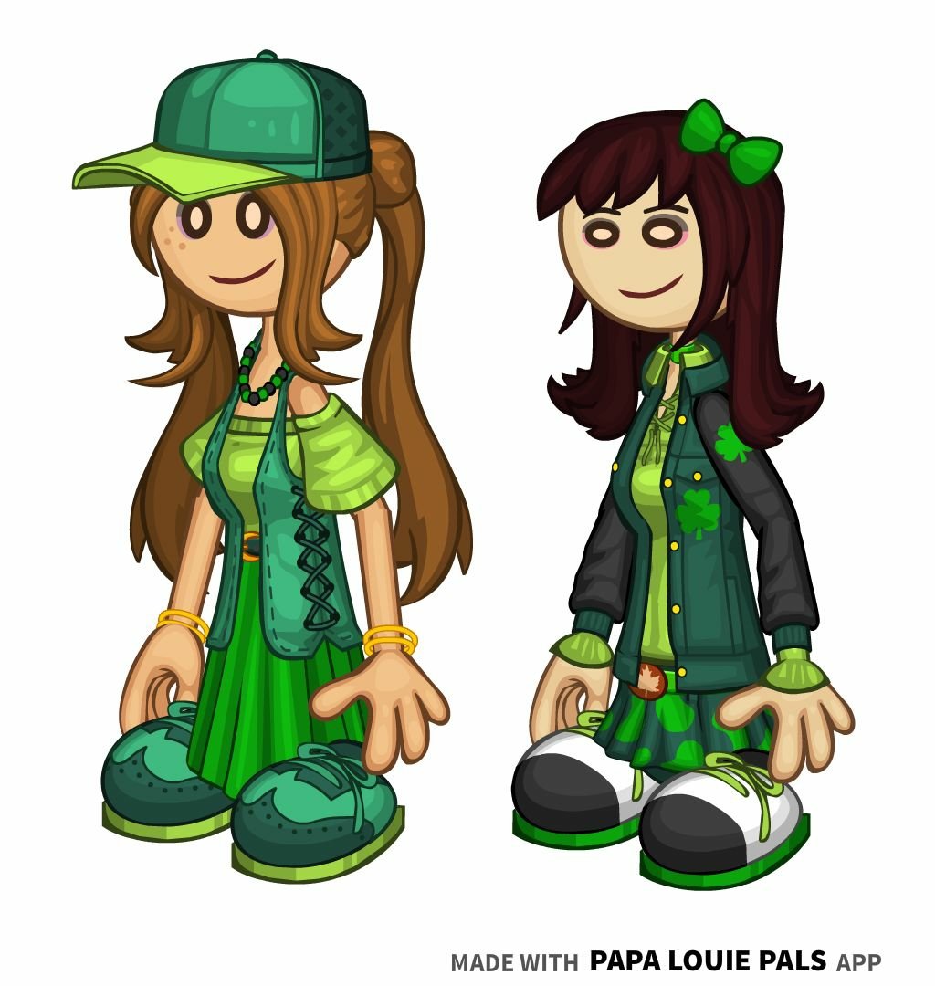 ChloeKapers's tweet photo. Me and my friends held some St Patricks Day Outfits☘🍀💚💚💚
#PapaLouiePals #StPatricksDay #Mane7 #GreenOutfit https://t.co/Tu8YlS1qxr
