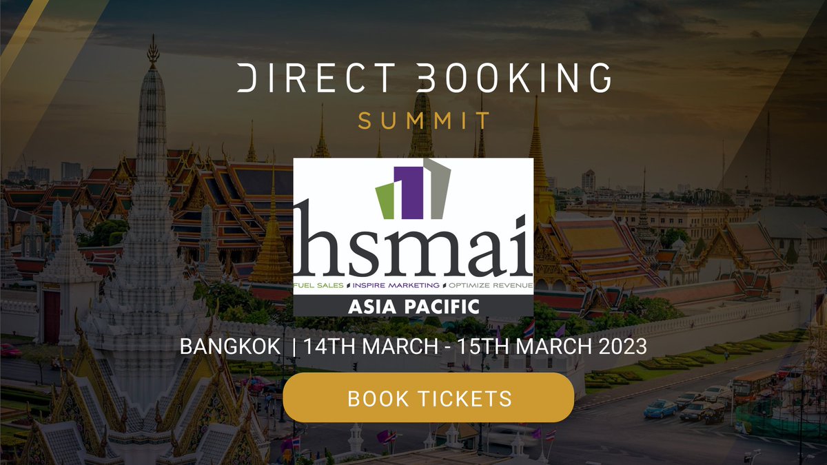 Join HSMAI workshop at Direct Booking Summit on 14th March 2023 to learn more about Privacy compliance &amp; learn how to gain &amp; utilise First Party Data going forward with your marketing teams.

To avail special HSMAI rate through the link below:

eventbrite.co.uk/e/direct-booki…