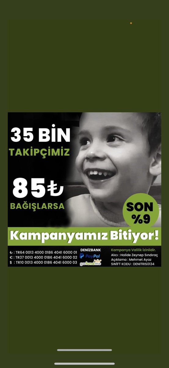 🔺 BU TWEETİ GÖREN HERKES 
🔺85 LİRA🔺
GÖNDERİRSE KAMPANYAMIZ BİTİYOR 🔺

₺ İBAN: TR64 0013 4000 0186 4041 6000 01

AHBAP'a 46 #pazar Uğur Dündar #DemetÖzdemir Trabzonspor Aday İsveç Osmanlı Yusuf Kerim #DepremDegilSistem SATMIŞ Kızılay Ücretsiz  #100BinKonutNerede Depremin 3