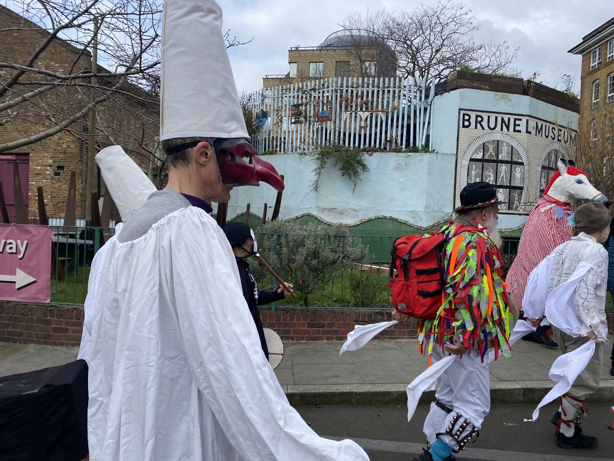 commediafest's tweet photo. #commediadellarteday2023 wonderful Pulcinella Parade to launch the #Commedia #Festival in London yesterday. More events today - tickets available on the door! https://t.co/Lwk8MotOH4 https://t.co/yA3kzHBUFg