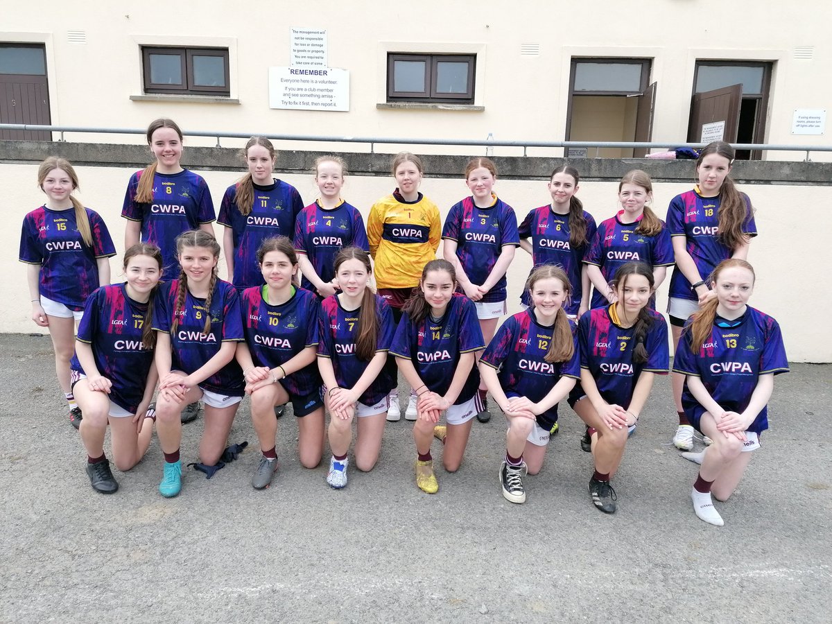 Well done to the under 14 Gaelic team made up of first and second years who won their first league match . Great performances from all the students @N_Quinn90 @eimearmc16 @stjosephsrush @ciaranreade @JudiOBoyle