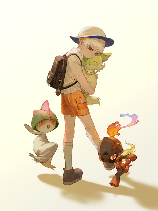 「backpack orange shorts」 illustration images(Latest)