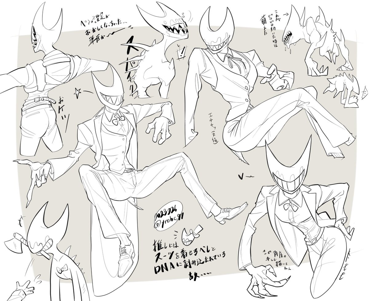 #BATIM
ペンの設定と戦いながら描きました...
自分の中では最早恒例の描き詰めです