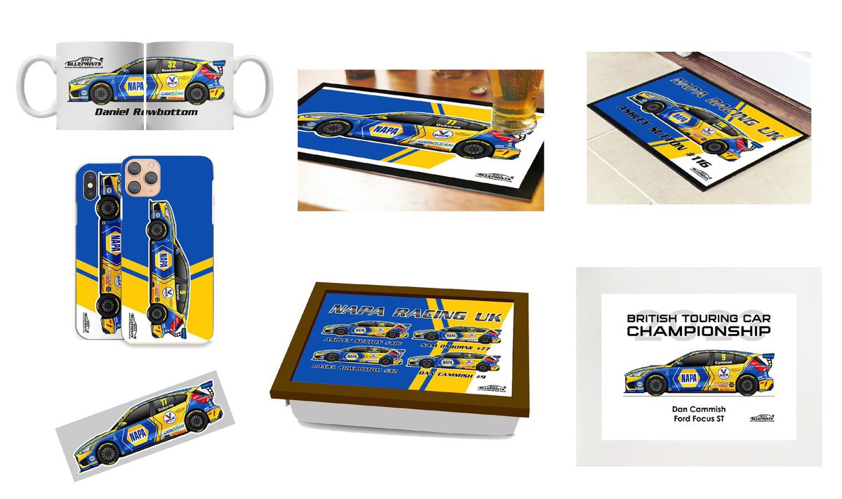 NAPA RACING UK BTCC BLUEPRINTS PRODUCTS NOW AVAILABLE‼️🤩👇

btccblueprints.co.uk/btcc-2023

PLEASE NOTE: We have added a new range of phone models/makes to our website, including the latest 2022 models. If your phone is not listed, please send us a message as we may be able to help! ☺️