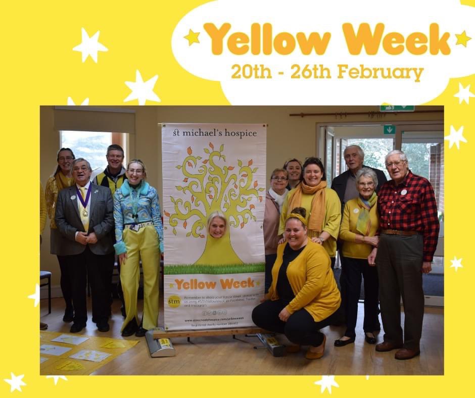 BaconBoy1989's tweet image. Thank you to the Immediate #PastMayor, Councillor Nigel Sinden for joining in with the #YellowWeek celebrations at @STMHospice on #Friday morning while I was at work in my day job. Lots of fun and cake was had by all involved. #Hastings.