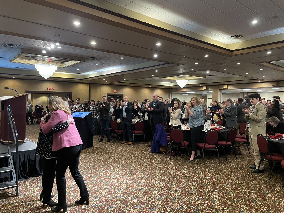 LauraKellyKS's tweet photo. It was an honor to speak at the @KansasDems Washington Days last night. While we have accomplished a lot, there is still work to be done — like expanding Medicaid and broadband access, legalizing medical marijuana and immediately #AxingYourTaxes. https://t.co/mzjtWE4zq2