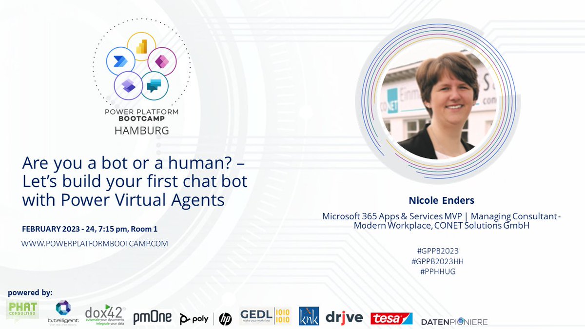 nicolenders's tweet photo. #communityrocks at #GPPB2023HH | I had a great time in Hamburg meeting new and "old" community friends, learning new stuff and sharing my knowledge about #PowerPlatform, #AIBuilder, #PowerVirtualAgents and many other topics like #DataverseForTeams & Co.
https://t.co/7HkpXyTbQP https://t.co/FVbfDvDmHg
