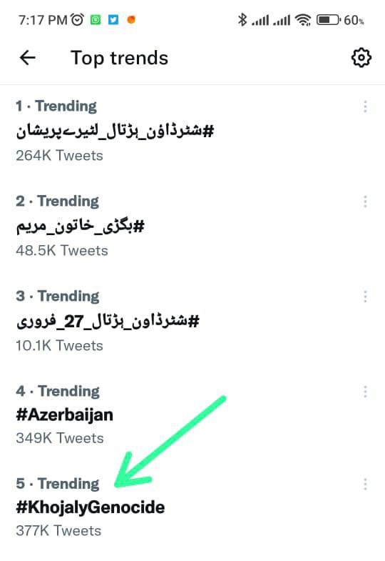 k_farhadov's tweet photo. We are grateful to our #Pakistan/i brothers and sisters for making “#KhojalyGenocide” and “#Azerbaijan”hashtags trending in Pakistan on twitter! Very special thanks to @SultanAhmadAli, @Mabstan &amp;team of @MUSLIMInstitut for great support!
Azerbaijan-Pakistan Dosti Zindabad.
🇦🇿❤️🇵🇰 https://t.co/6ISZFatkoE