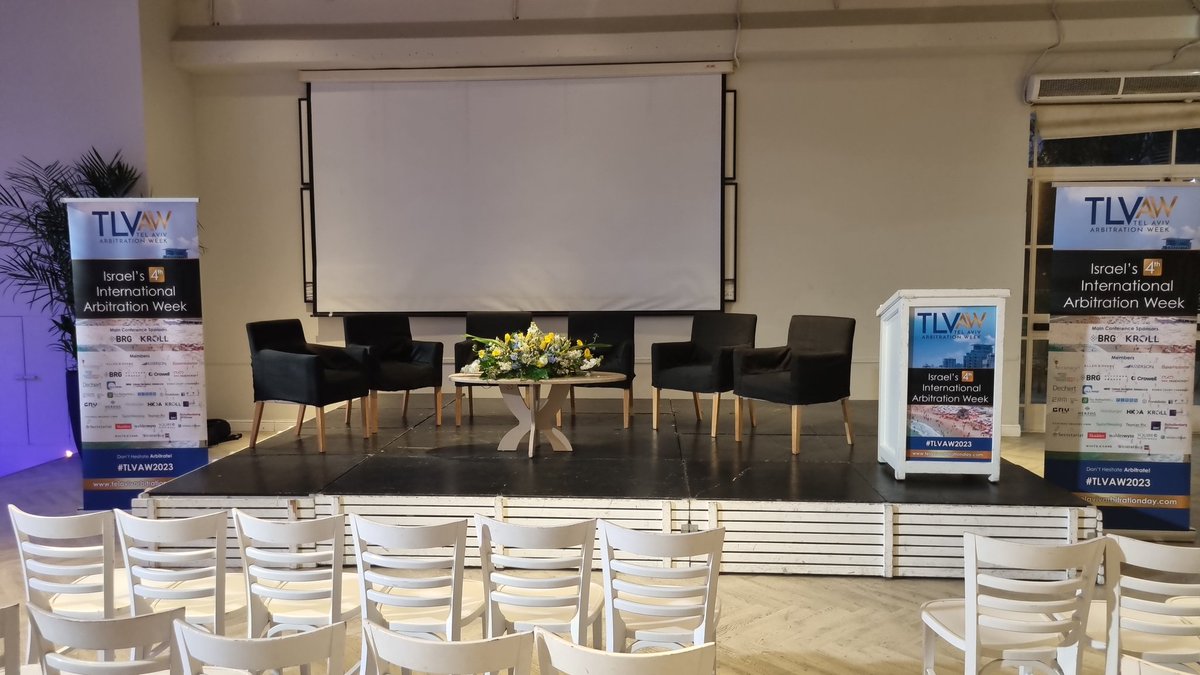 zoharfisher's tweet photo. Everything is ready for #telaviv #arbitration week - 450 participants in a large-scale networking and professional event - hosted b6 #Robus #legalmarketing.
See you all in #Israel- in #tlvaw2023 https://t.co/Jw0u7wjijk