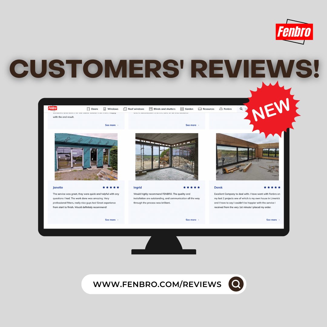 fenbro_'s tweet photo. Great news! ✅ -> https://t.co/FrIvxmGxZb
We are proud of every positive review, it's a great honour for us to transform your homes! 🤩
#joinery #windowsanddoors #steeldoors #doors #upvcwindows #homedesign #externaldesign #cutomerreview #customer #joineryteam #ireland https://t.co/YqN4PnJIN0