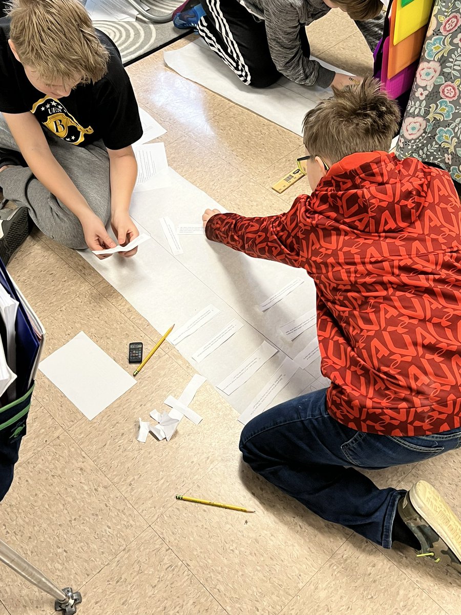 One of our toughest standards is knowing whether to multiply or divide fractions in word problems. These kids did a great job analyzing and sorting fraction word problems and providing evidence to prove their thinking.  @WeAreUnionSTEAM