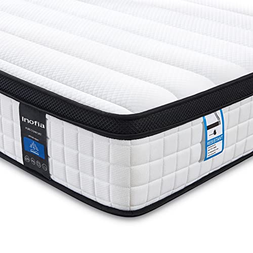 Inofia Memory Foam Sprung Mattress 10.6 Inch,3FT Spring Mattress with Innovative Wave Memory Foam and Soft Knitted Fabric,The Elegant Collection,Risk-free100 Night Trial dlvr.it/Sk28Pd