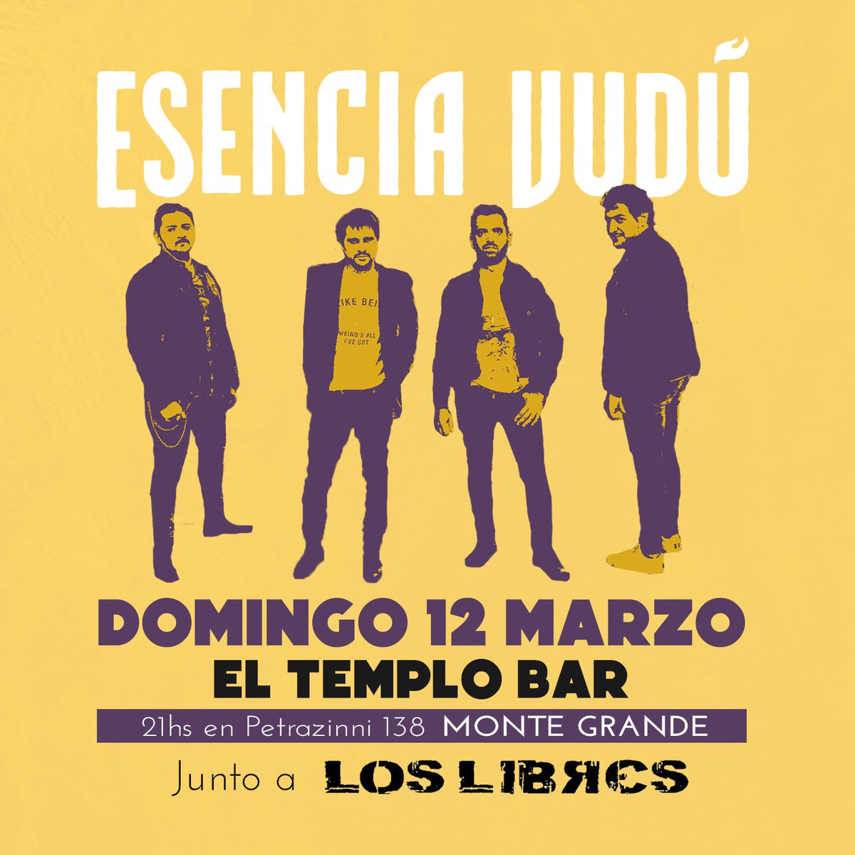 Esencia Vudu da comienzo el 2023  en Monte Grande! 🎼🤘🏻
Domingo 12/03 en El Templo junto a la banda Los Libres. Nos vemos ahi!
#recital #live #bandaderock #rock #esencieros #2023show