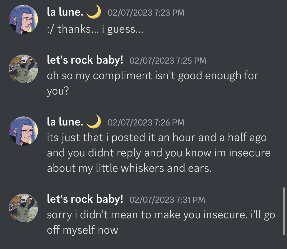 TH0MASWAYNEJR's tweet photo. attached is a photograph of myself i took when i felt confident, which isnt very often, and he only responded when i pointed out that everyone ignored my selfie, then proceeded to guilt trip and bait me. https://t.co/PbNgI21QKG