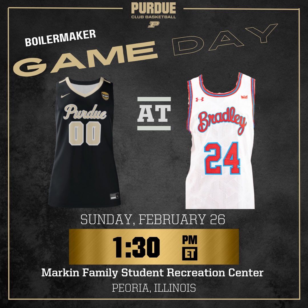 Purdue_mcbb's tweet photo. It’s Gameday!

We head out west to take on Bradley at 1:30 PM https://t.co/bP5LWENM6G