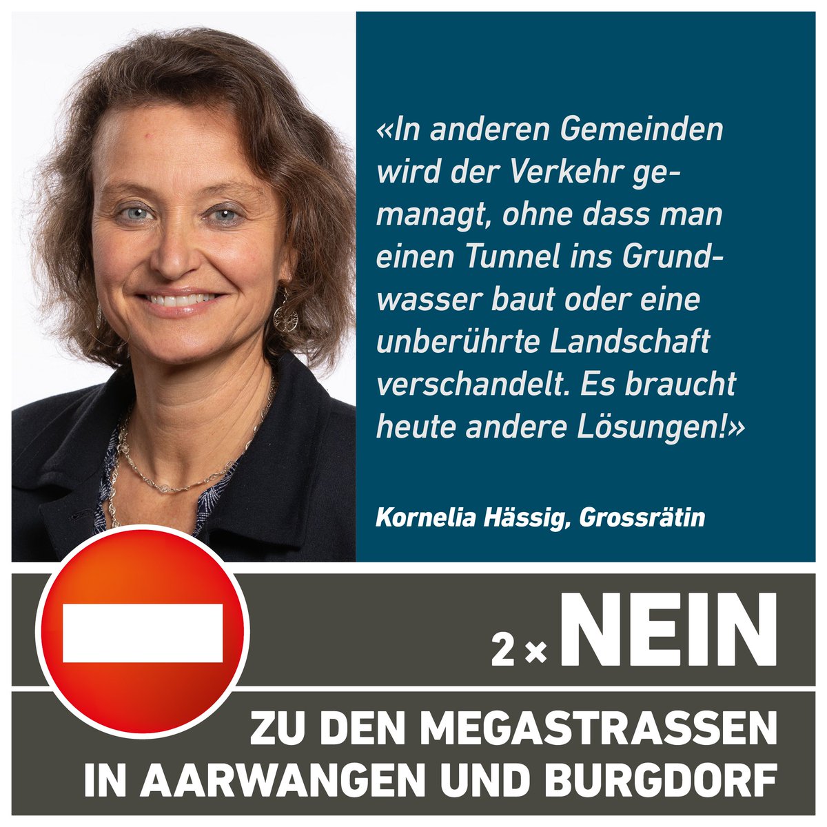 Ich sehe den Sinn nicht! Wer das Geld für Strassen ausgibt, muss andernorts sparen, wo es uns alle schmerzt. Ich habe definitiv andere Prioritäten. Die <a href="/SPKantonBern/">SPBE</a> sagt klar 2x NEIN!