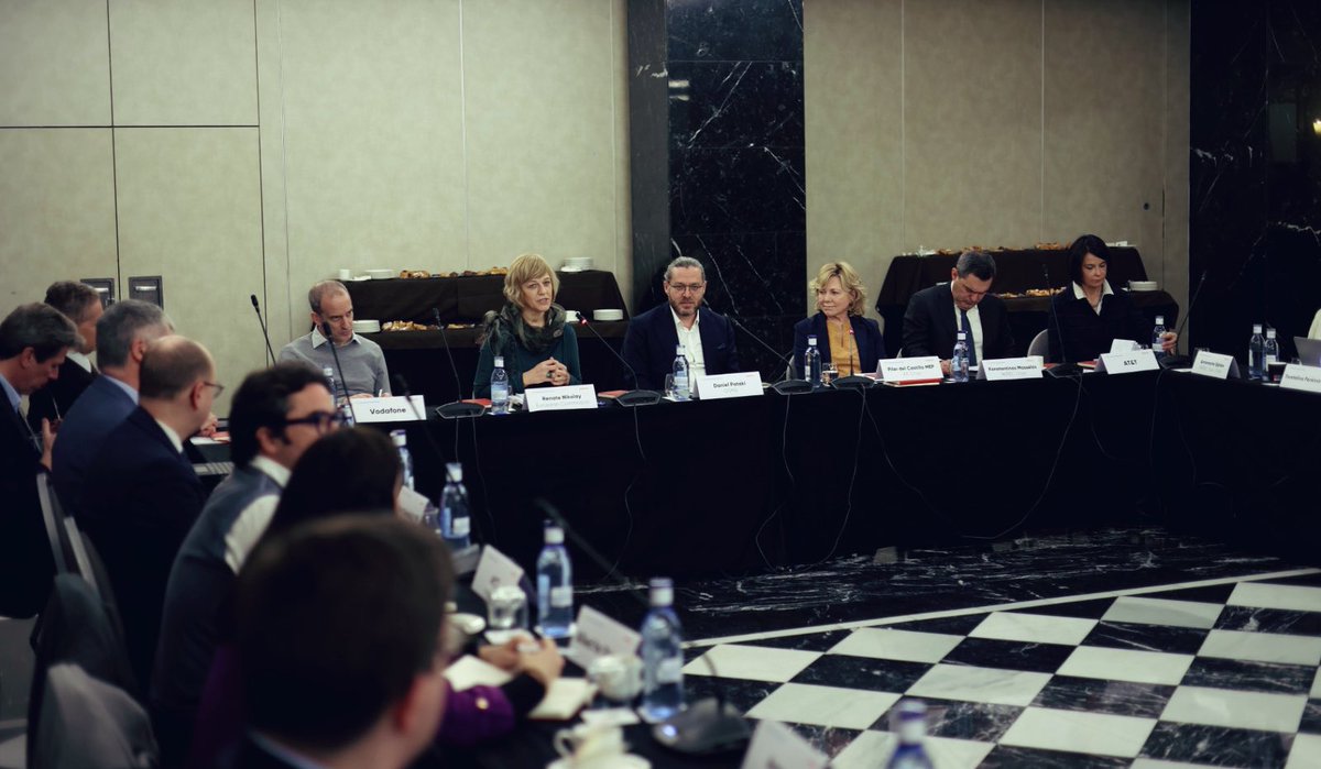 EIF4eu's tweet photo. .@RenateNikolay of @DigitalEU: We need to be makers not takers of the technological opportunities. As we look at the challenges, we have advanced with the #CyberResilienceAct &amp; we are the first to dare to legislate #AI, but we need to do it in the right, value-based way. #MWC23 https://t.co/alW8763qib