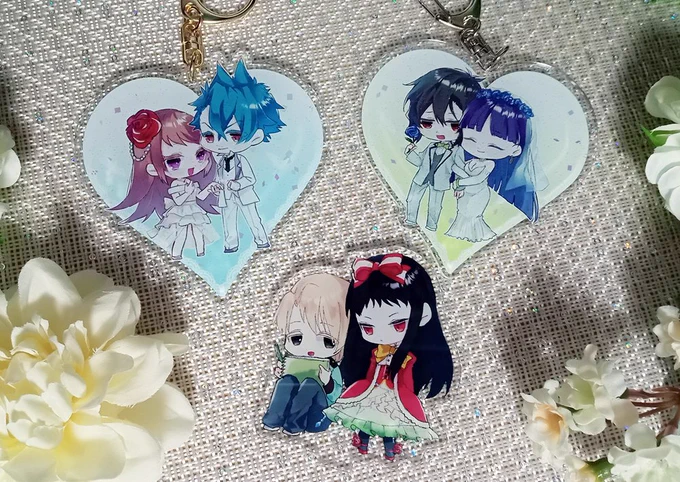 フラグメントワールド2でお買い物したきゃわいいアクリルchanたち… たくさんのkawaiiをありがとうございます 