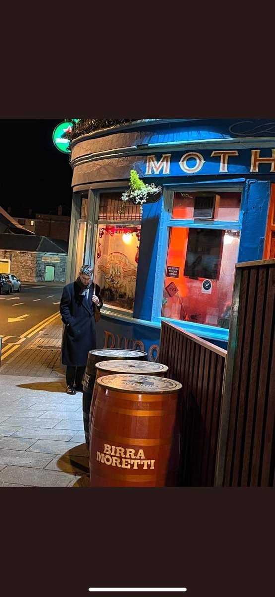 A stag from Sligo in Limerick City last night dressed the groom up as Enoch Burke and left him outside each pub they visited!! 😂😂 #stag #limerick 👏🏻👏🏻