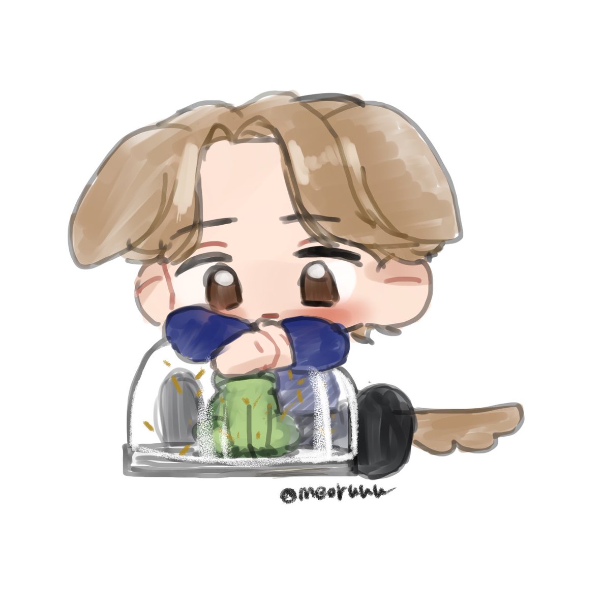 meoruuu's tweet photo. Unhappy puppy https://t.co/txl8QRxPU7