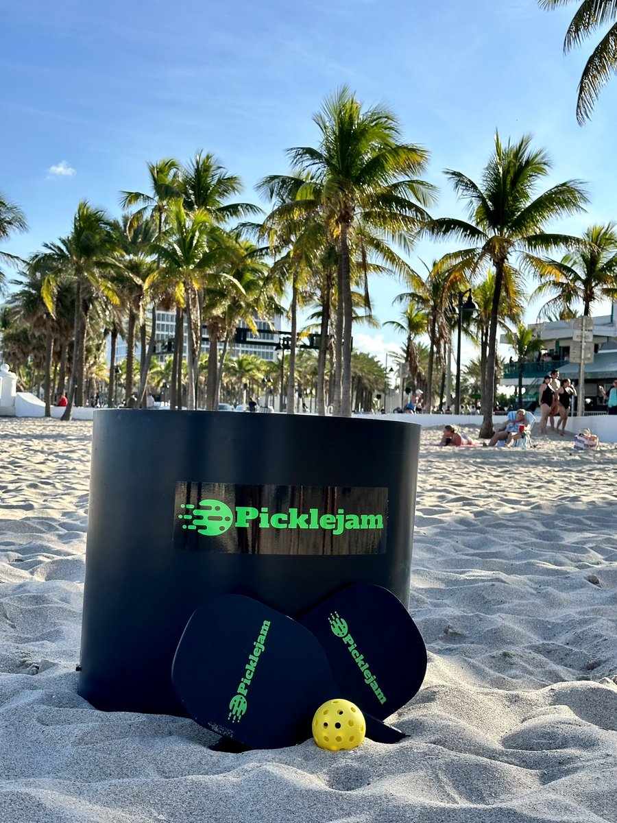 Is there anything better than playing games on the beach?
 
Take Pickleball to the beach with Picklejam!

#Pickleball #Beachlife #PhysEd #Picklejam #SpringBreak