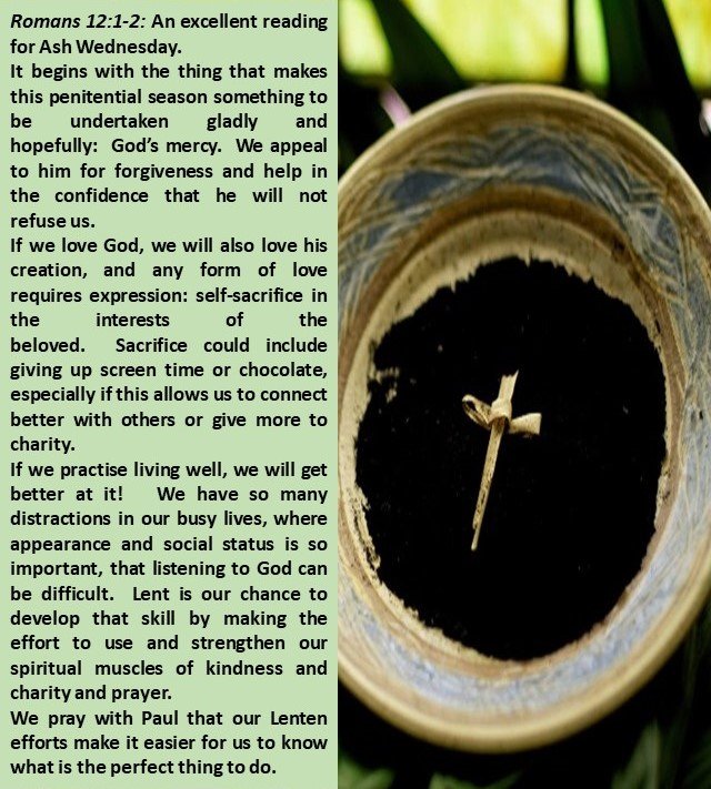 'Lent is our chance' #lent #AshWednesday2023