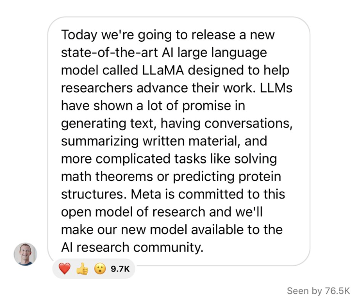 2. Facebook releases it's own language model that is said to outperform GPT-3.
The model will be op