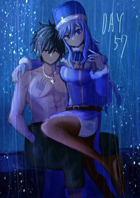 #100日チャレンジday57フェアリーテイル グレイ ジュビア 
