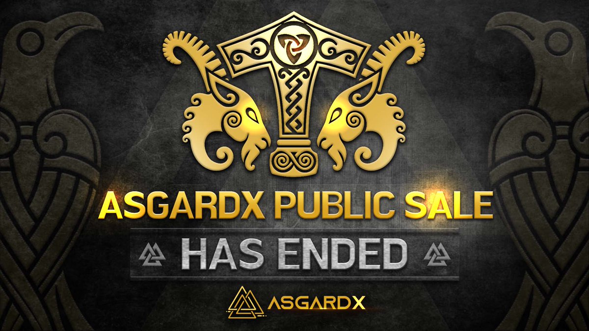 asgardx_world's tweet image. #AsgardX Public Sale Has Ended ⚡️ 

We are thrilled to announce that the AsgardX public sale has officially ended, and we want to express our sincere gratitude to our community for the overwhelming support and participation in our project.

#Arbitrum $ODIN #RealYield #AI