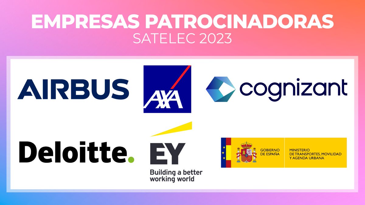 satelec_etsit's tweet photo. ¡Aquí tenéis las 💼 empresas patrocinadoras de Satelec 2023!🤩

Recordad que el 🗓 28 de febrero, 1 y 2 de marzo, podríeis visitarlas en los stands del 📍Hall del A.

¡Os esperamos! 🫶

#ganitas #satelec2023 #felizforo #patrocinadoras #confirmaciones https://t.co/cMx6T8CgVU
