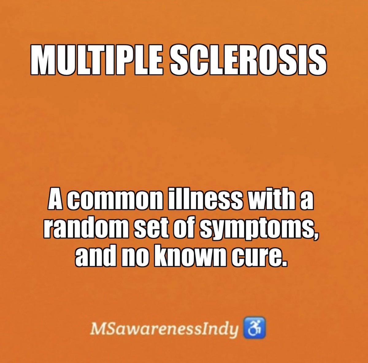 MSawarenessIndy's tweet photo. #ThatsMS #ChronicIllness #ChronicPain https://t.co/JaBwNJ8Owy