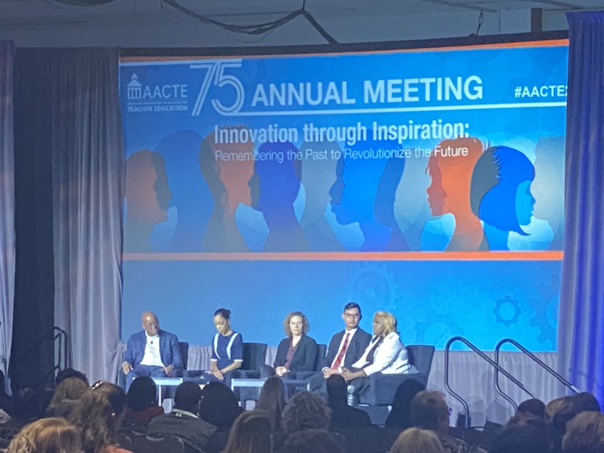 DrLoganCaldwell's tweet photo. Unfortunately an extremely relevant conversation due to current legislation:โRevolutionizing the Future: Emerging Scholars
Consider the Impact of Academic
Censorshipโ Thank you for sharing your powerful stories! #AACTE23 https://t.co/NbWIv5qKTU