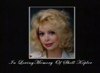 An in memoriam message is shown for Shell Kepler, who passed away on February 1, 2008. Shell played Amy Vining on ABC soap opera General Hospital from 1979-2002