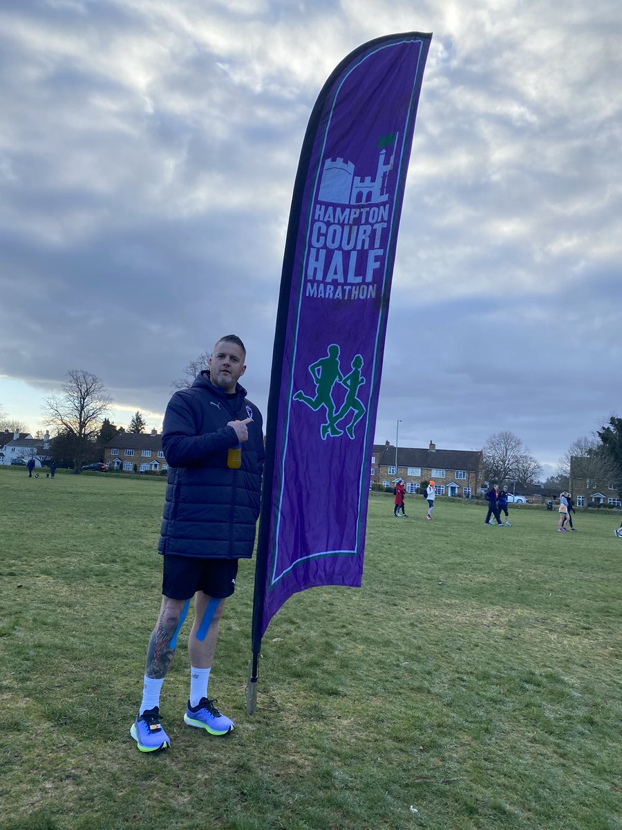 Spampoodle's tweet photo. Super proud of this one @MLines05 smashing his London marathon training. πββοΈππ #HamptonHalf #HalfMarathon #LondonMarathonTraining https://t.co/KBCTOGaNwq