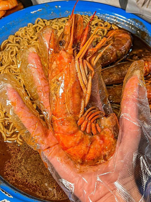 K90328's tweet photo. Spicy Shrimp🥰🥰😋 https://t.co/frhfng2AKT