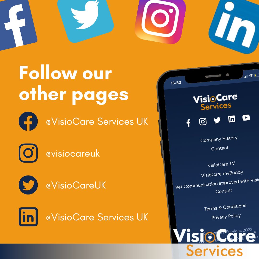 Are you following our other social media pages? 

Be sure to follow our other platforms to stay fully in the loop 🟠 

#visiocareservices