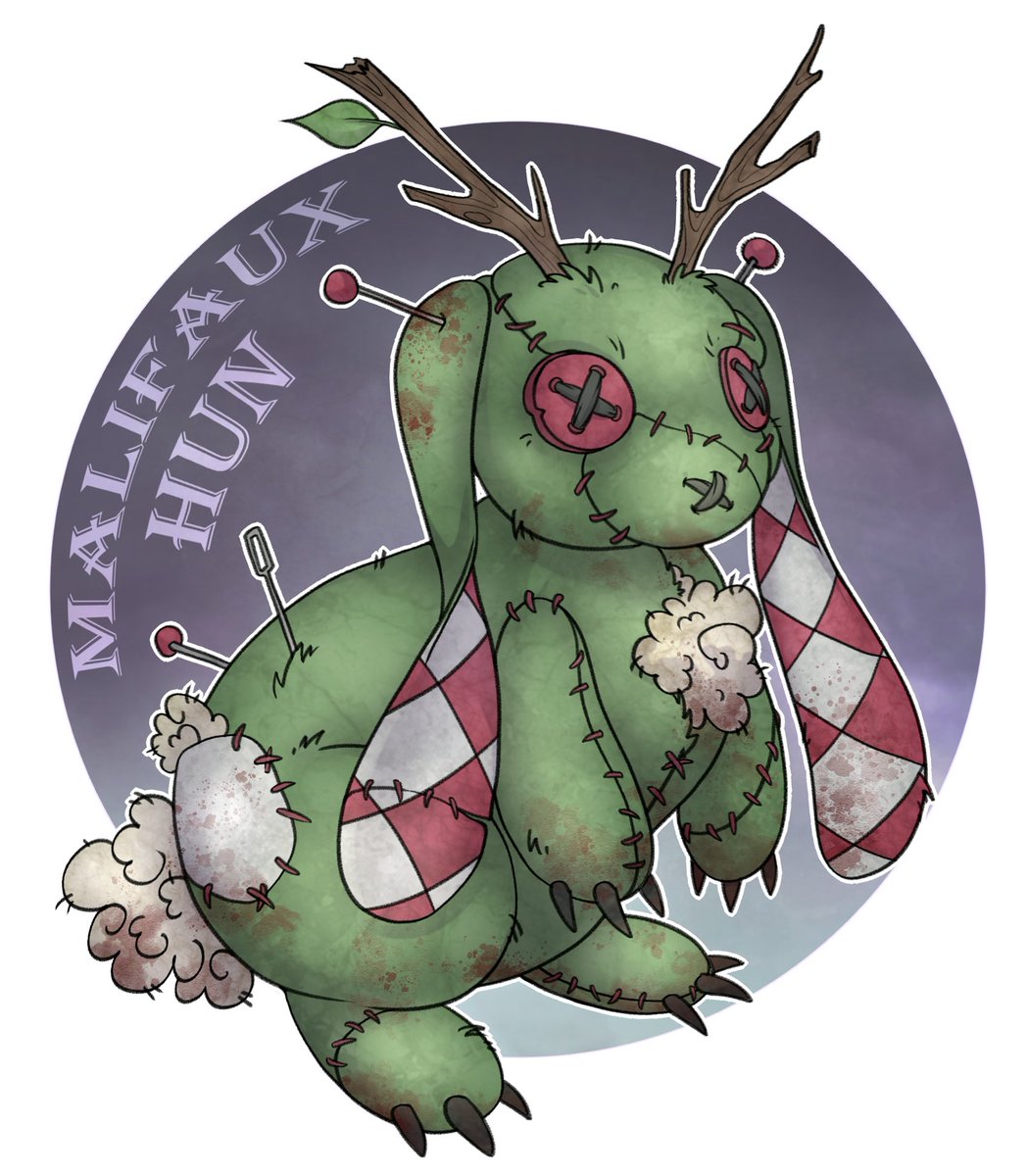 Checkered-eared Jackalope

This mascot was designed for the Hungarian Malifaux club. We put together a famous, retro Hungarian cartoon character, the checkered-eared (plush) rabbit, and Jackalope form Malifaux.

#malifaux #wyrdgames  #playwyrd #jackalope #voodoo #rabbit #puppet
