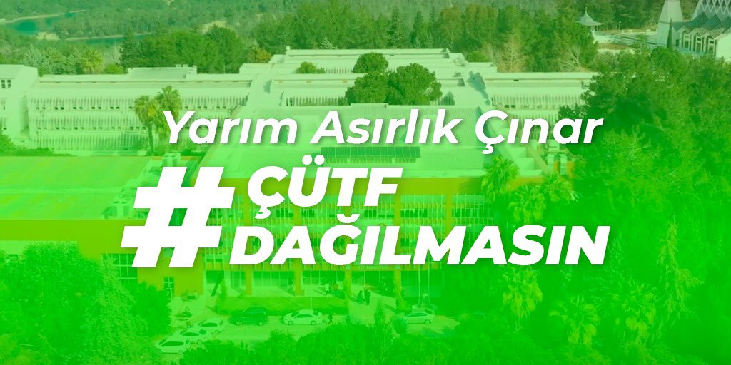 Okulumuzu,hastanemizi,hocalarımızı kaybetmek istemiyoruz.   #ÇÜTFdağılmasın