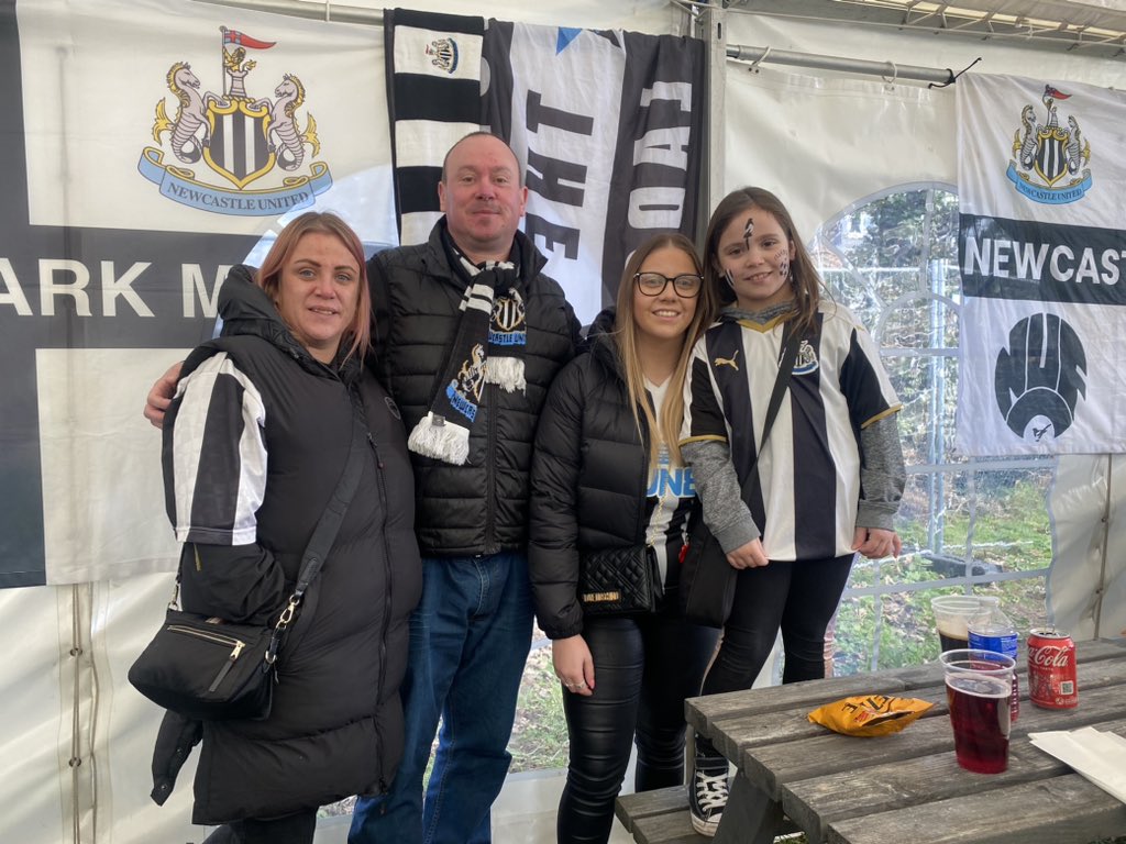 NicoleGoodwin92's tweet photo. Mel and Steve have been together for 15 years and Steve has always said he would ask Mel to marry him if Newcastle win a cup. He joked: “I’m starting to feel a bit nervous now. When I said it I never expected them to get this far.” https://t.co/QdunWESr1v