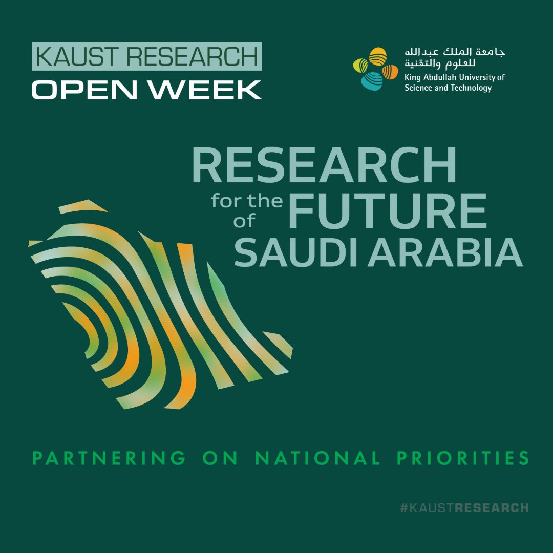 KAUST_News's tweet photo. #KROW23 starts tomorrow, highlighting research excellence and bringing together national and international experts to discuss a #sustainable environment and supply of essential needs to help shape the Kingdom's future.
Read more: https://t.co/LWZ0rHIrY5
#KAUSTResearch #KAUST https://t.co/Ko1fS1sKsd