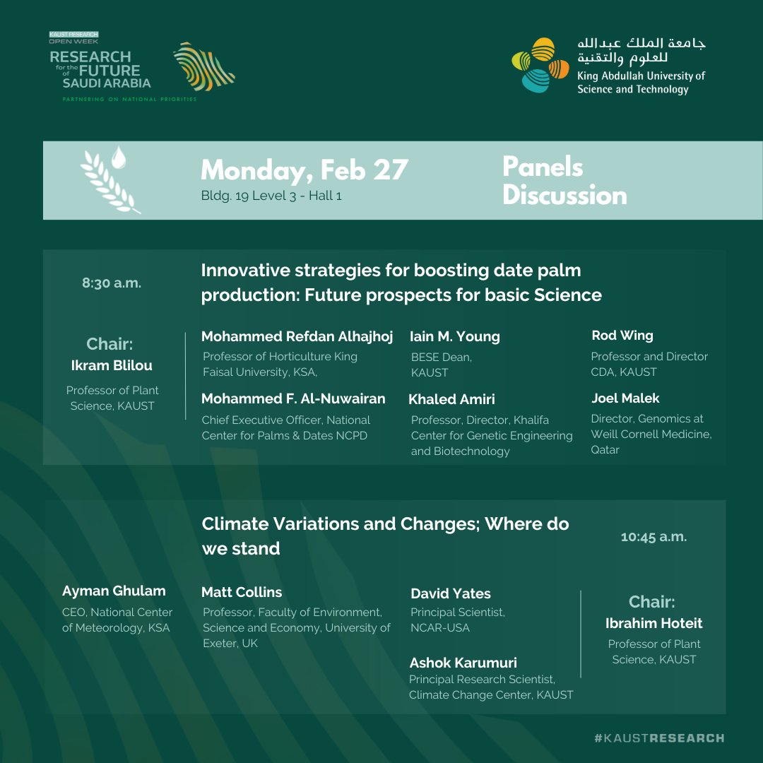 KAUST_News's tweet photo. #KROW23 starts tomorrow, highlighting research excellence and bringing together national and international experts to discuss a #sustainable environment and supply of essential needs to help shape the Kingdom's future.
Read more: https://t.co/LWZ0rHIrY5
#KAUSTResearch #KAUST https://t.co/Ko1fS1sKsd