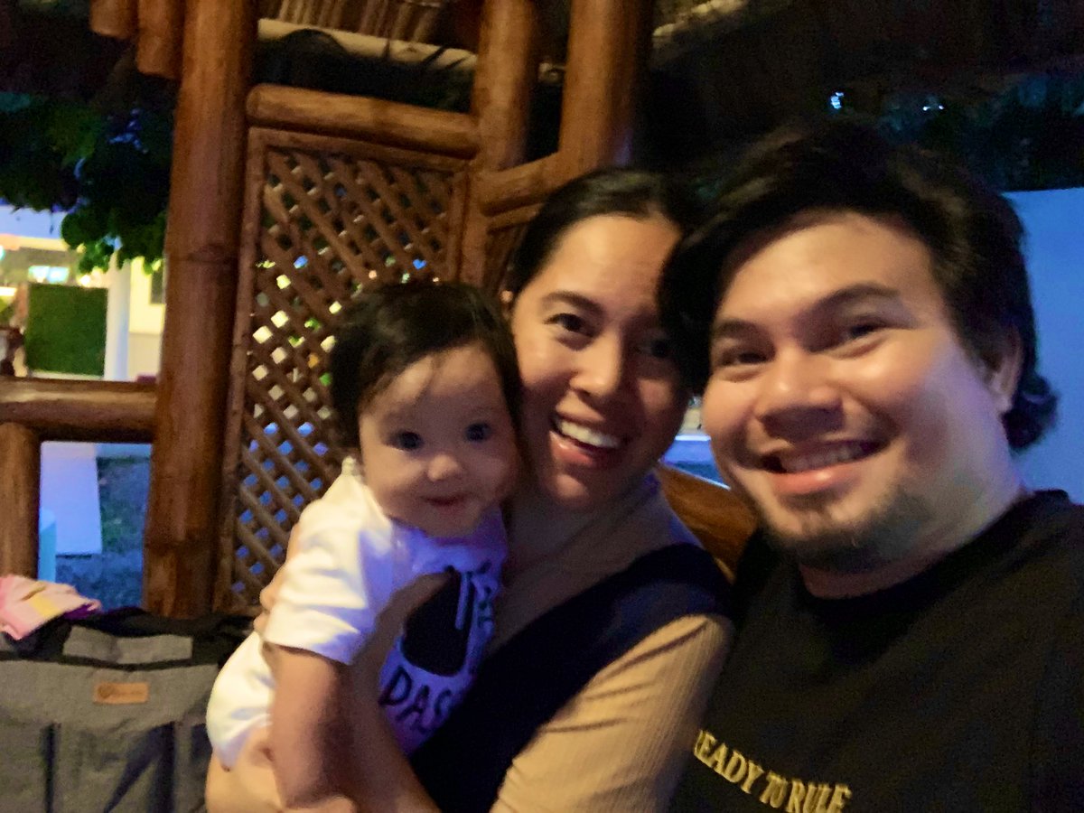 Eating out with Cacai for the first time. 🥰🥰🥰 #momentswelivefor