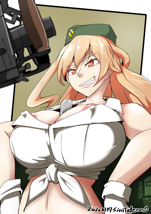 少女前線「M2 再掲#ドールズフロントライン #ドルフロ GirlsFrontline 少」|ミナミくんちゃん＠23年は頑張るのイラスト